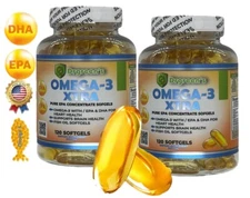 Omega Xtra Promote Heart Heath 240 Softgel XL Vitamin Bones and Joints Arthritis