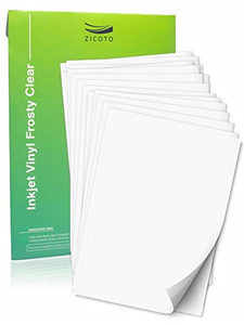clear inkjet sticker paper