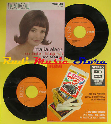 LP 45 7'' LOS INDIOS TABAJARAS Maria elena Ay maria italy RCA N1383 no cd mc dvd