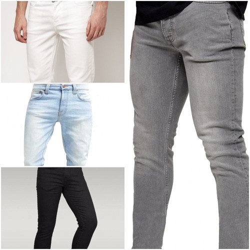 MENS BRANDED DENIM SUPER STRETCH SKINNY 