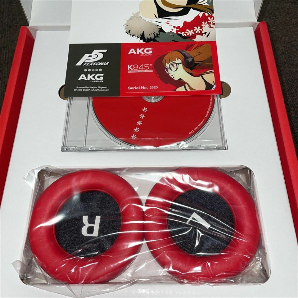Persona 5 Wireless Headphone AKG K845BT P5 SAKURA FUTABA Edition NEW eBay