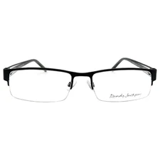 AUTHENTIC & NEW - RANDY JACKSON 1031 021 56/18/145 - BLACK - EYEGLASSES & CASE