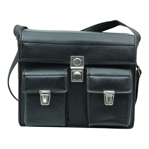 Borsa per fotocamera borsa vintage camera bag in nero black universale