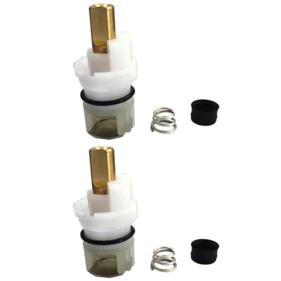 HJSIUTV 2Sets for Delta RP25513 W/ RP4993 Seat/Spring Faucet Stem Repair Kit