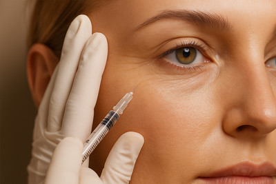 Botox Injektion Ästhetische Klinik Hautpflege Behandlung Poster Druck Gerahmte Leinwand