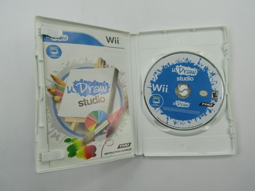 U Draw Studio Nintendo Wii Video Game THQ Art CIB Complete - Picture 5 of 6
