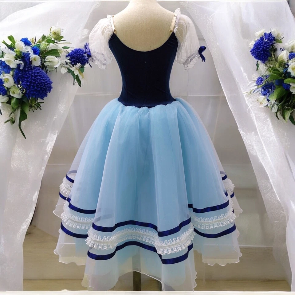 Romantic stretch Ballet Tutu tulle professional adult  Girls custom ballerina - Image 3 of 4