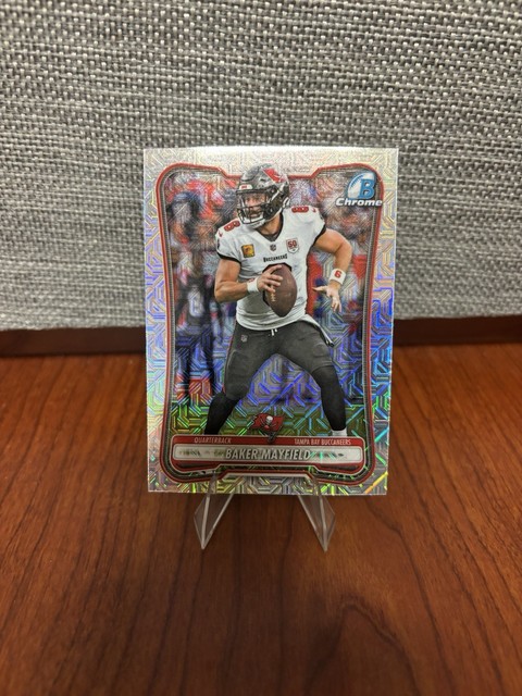 2026 Bowman Chrome Football Baker Mayfield BCV-94 Mojo Refractor