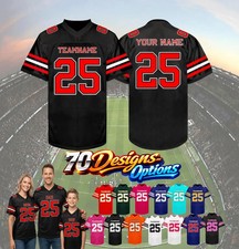 Custom Football Jersey Personalized Name Number Team, Gift for Men Women Kids