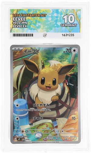 ACE 10 Eevee 020/019 EX Starter Set Pokemon Japanese Gem Mint