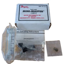 DWYER MINI MASTER FLOW METER MMA-30 NEW OLD STOCK IN BOX 0-8GPH