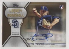 2019 Topps Update Legacy of Baseball Gold 26/50 Chris Paddack #LBA-CP Auto 0a6