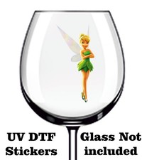 Tinkerbell Fairy UV DTF Stickers - Bin Tumbler Wine Glass Bottle Cup Laptop