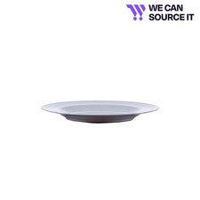 12x White Polycarbonate Plastic Plates Dessert Plate Tableware Crockery 21cm(8")