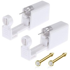 Nose Piercing Gun Kit - 6Pcs Self Nose Piercing Kit Unit Disposable Nose Pier...