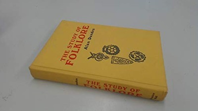THE STUDY OF FOLKLORE By Alan Dundes - Hardcover *Excellent Condition*