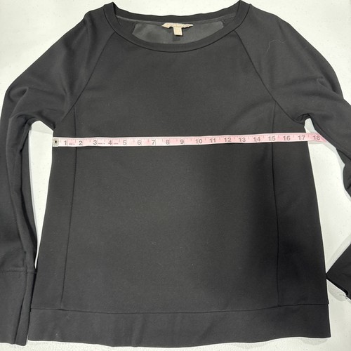 Gap & Banana Republic Womens M Top Long Sleeve Tee Black Semi Sheer Back Lot (2) - Picture 12 of 16