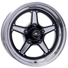 BILLET SPECIALTIES Street Lite Black Wheel 15X4 2.25IN BS BRS23540F6122