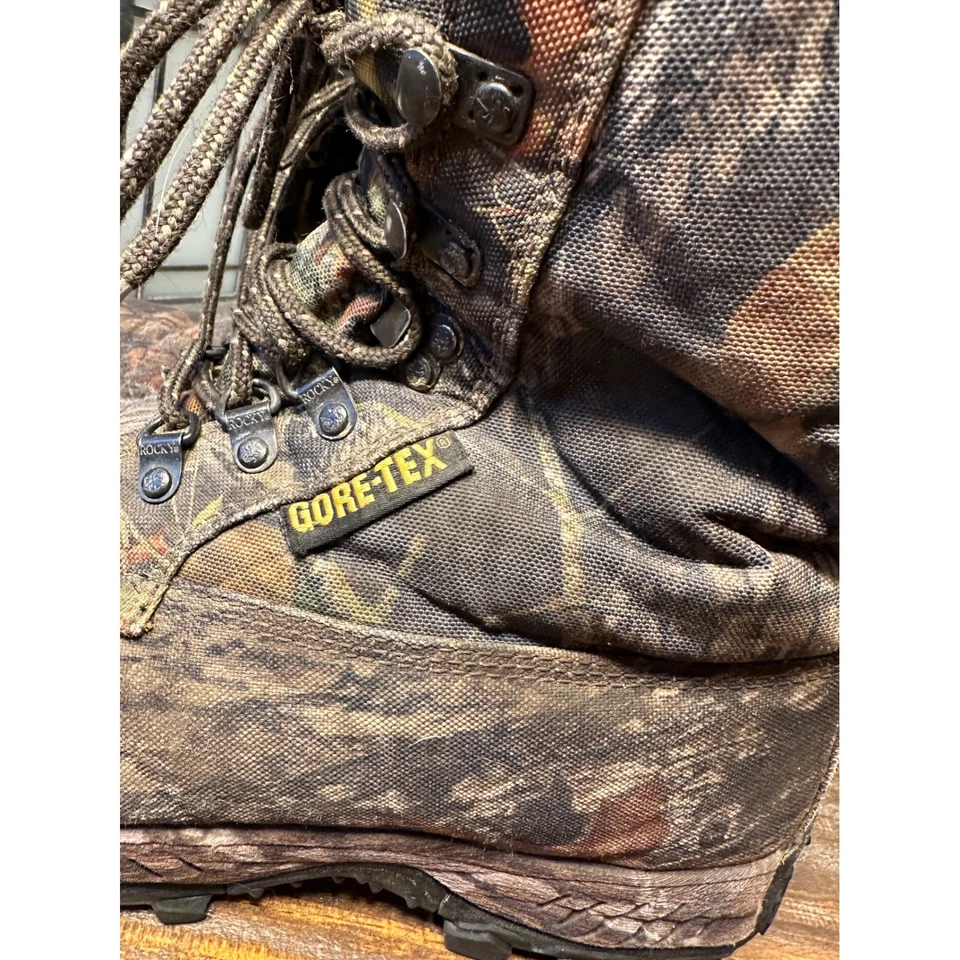 Rocky Men's Camo Hunting Boots Gore-Tex Insulated Waterproof Size 12M - Image 3 of 4