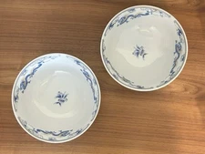 Pair Of Chinese Porcelain Two Tone Dragon Ramen Bowls