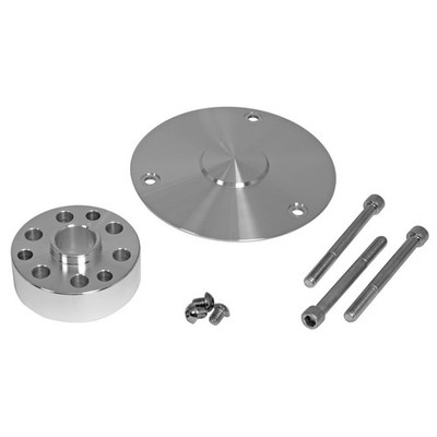 March Performance Adapter Crank Pulley Aluminum Natural Chevy Corvette LT1 Each