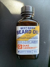 Duke Cannon Best Damn Beard Oil -  3 oz  Scent: Redwood