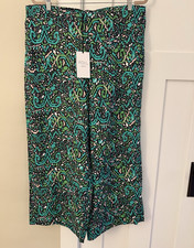 FOIL Linen Artsy Wide Leg Ankle Length Pants ...