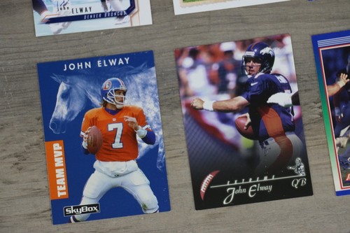 John Elway Denver Broncos Karten Lot (24 Karten) Topps Score Pro Set Pinnacle - Bild 11 von 15