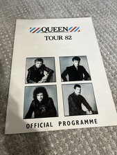Queen Official Tour Program 1982