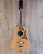 Kingston vintage 1960s Japanese-made 12-string Semi acoustic Guitar