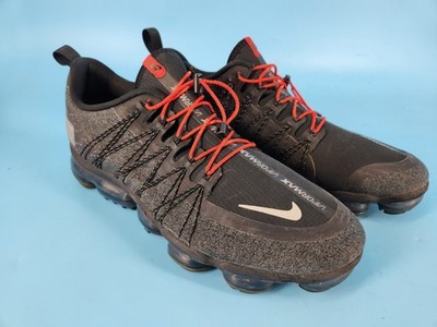 Nike Air VaporMax Run Utility Mens Black Red Shoes Sneakers Size 13 AQ8810-001