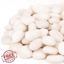 18lb White Decorative Pebbles River Rock Aquarium Gravel Garden Decor
