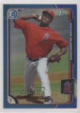 2015 Bowman Chrome Prospects Blue Refractor 50/150 Victor Alcantara #BCP128 0zc5