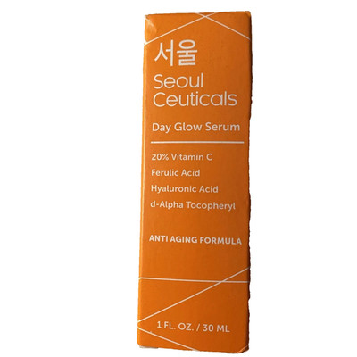 Seoul Ceuticals Day Glow Vitamin C Ferulasäure Serum 1 fl oz BRANDNEU