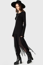 KILLSTAR The Grimmer The Better Midi Skirt In Black