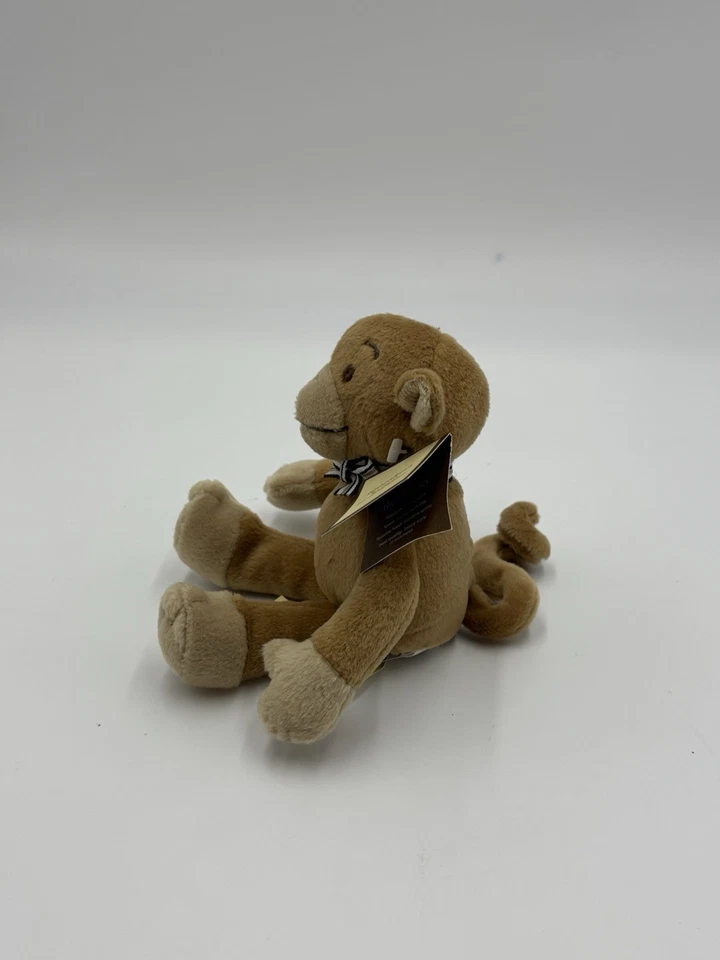 Etiquetas de peluche vintage Baby Gap chirridos Ricky The Monkey de peluche funciona Foto 3 de 4