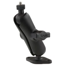 RAM 1" Tough-Ball Drill-Down Mount with 1/4"-20 x .25 Threaded Stud