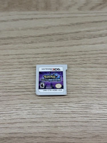 Pokemon Ultra Moon Nintendo 3DS Authentic Cartridge, Tested Working