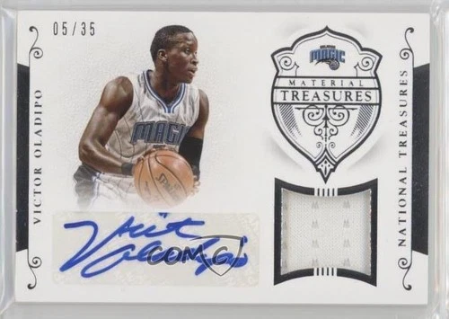 2014-15 Panini National Treasures Material Signatures /35 Victor Oladipo Auto