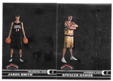 SPENCER HAWES JASON SMITH ROOKIE /1999 PAIR 2007-08 TOPPS STADIUM CLUB 110 120