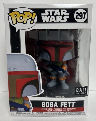 Star Wars Funko Pop! Boba Fett BAIT Edition Exclusive Figure #297 Retro NIB
