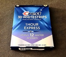 Crest 3D Whitestrips 1 Hour Express - 12 Levels Whiter In 10 Days - Exp. 02/2027