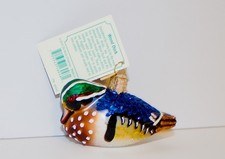 2019 WOOD DUCK - OLD WORLD CHRISTMAS BLOWN GLASS ORNAMENT NEW W/TAG 16046
