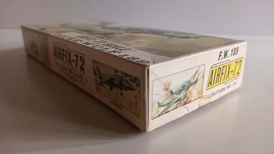 KIT Aeromodello FOCKE-WULF 189 - AIRFIX-72 #267 - anni '60 - VINTAGE - Immagine 3 di 4