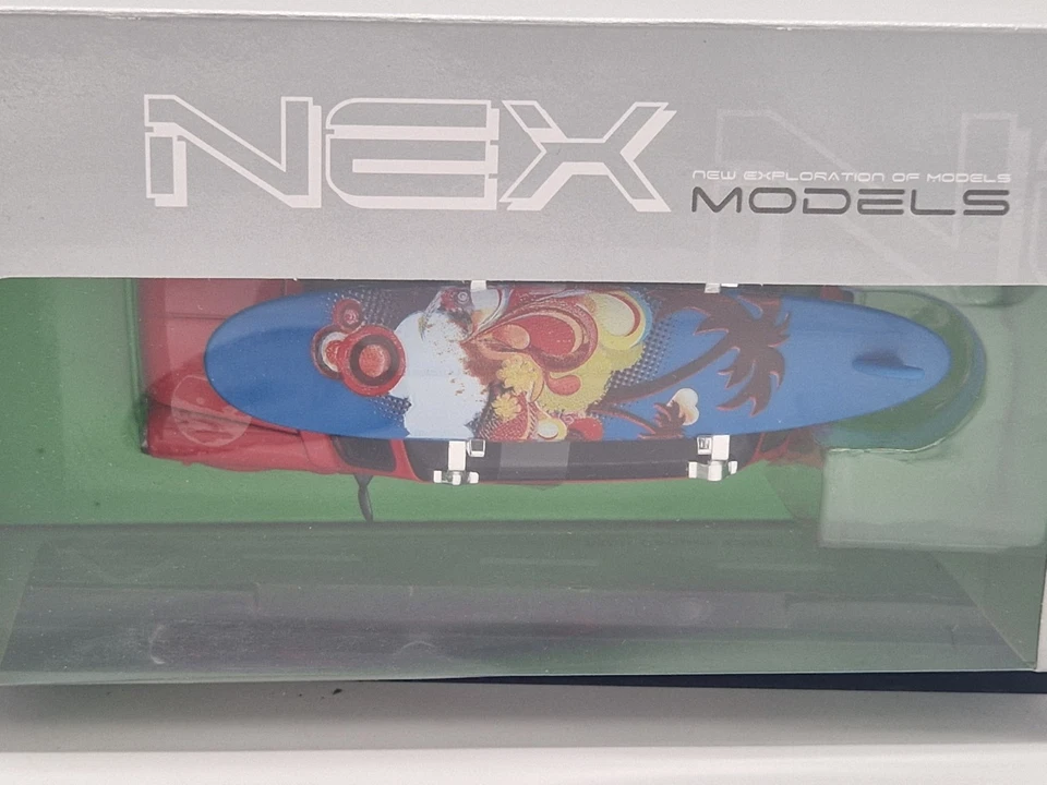 MORRIS Mini Cooper con tavola da surf - Welly - Scala 1/24 - Immagine 2 di 2