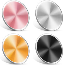 Metal Plate for Magnetic Car Mount Phone Holder Adhesive Disc 4 Pack