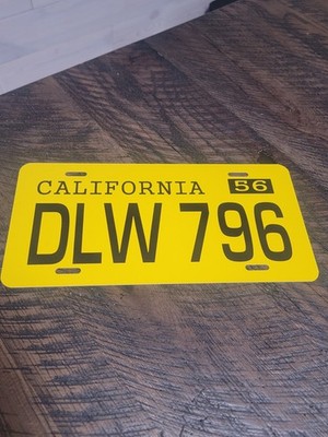 New American Graffiti 1951 MERCURY DLW 796 License Plate Tag