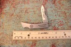 1980's Frost Cutlery Japan NKCA SILVER BOLT 1 Blade Lock Back Knife Stainless — photo 1