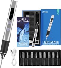 Electric Engraving Pen with 30Bits, Ultimate Cordless Portable Tool for Artists