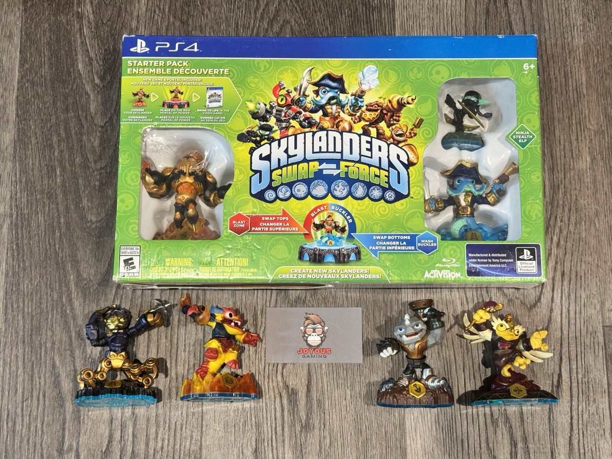 (未使用･未開封品)Skylanders Swapforce Starter Pack Skylanders Swap-Force Starter Pack PlayStation 4 Sealed! + (4